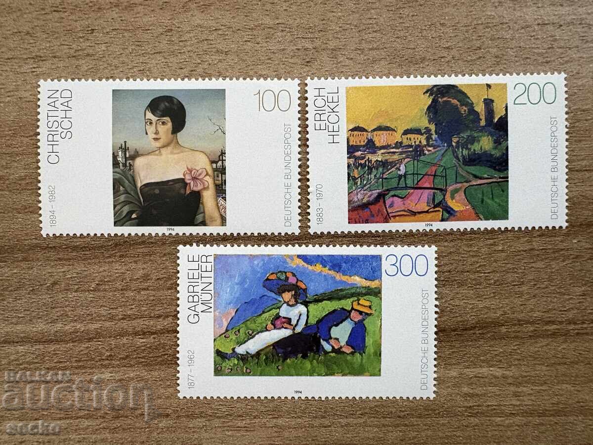 Germania - Picturi germane din secolul al XX-lea (1994) MNH Germania - Picturi germane din secolul al XX-lea (1994) MNH