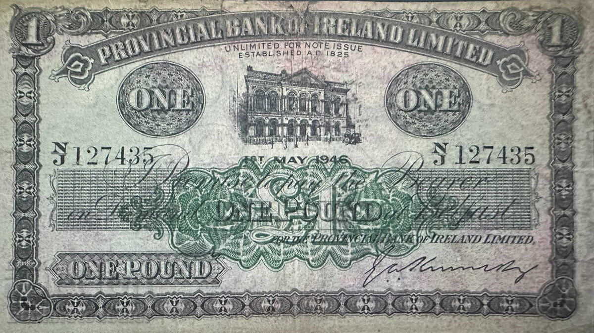 Ιρλανδία 1 Λίρα 1946 Pick 235 Ιρλανδία 1 Λίρα 1946 Pick 235
