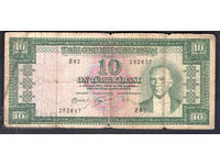 Turcia 10 Lire 1930 Pick 156 Ref 2617