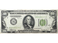 USA 100 Dollars 1934B Green Seal Pick 433D