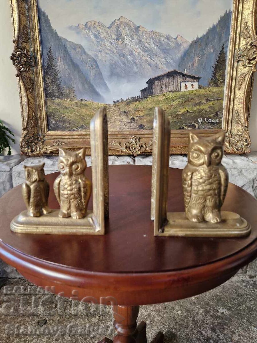 Fantastic antique English bronze bookends with price € 73.63 | 144.01 BGN