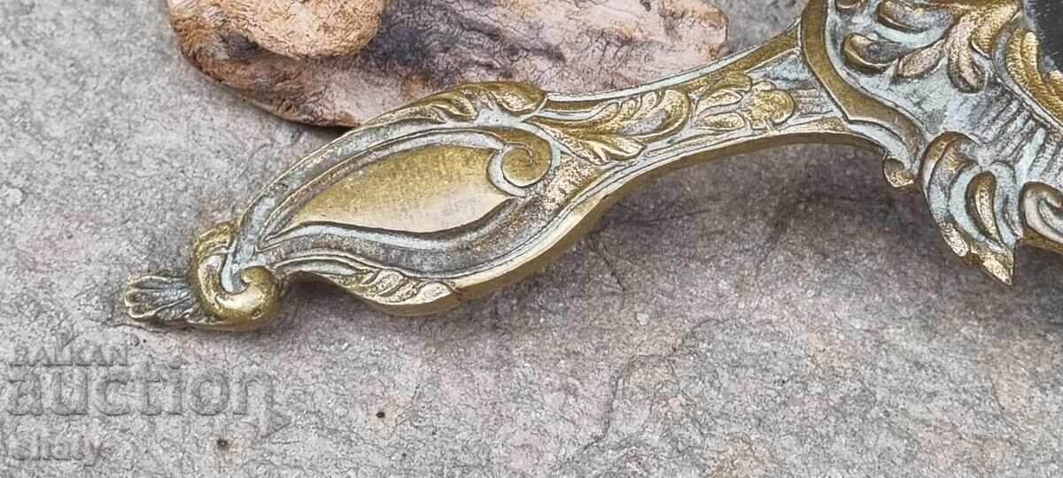 Old bronze mirror - 5