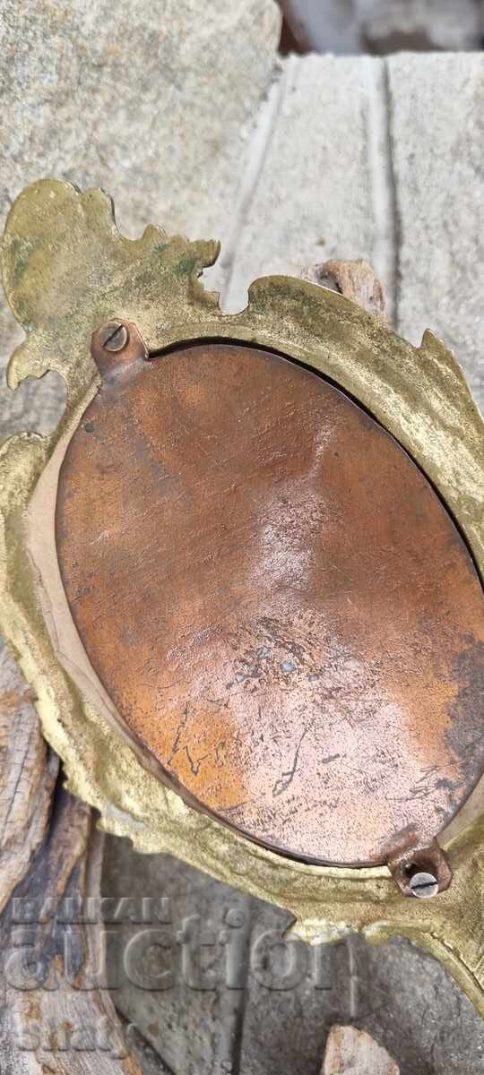 Old bronze mirror - 7