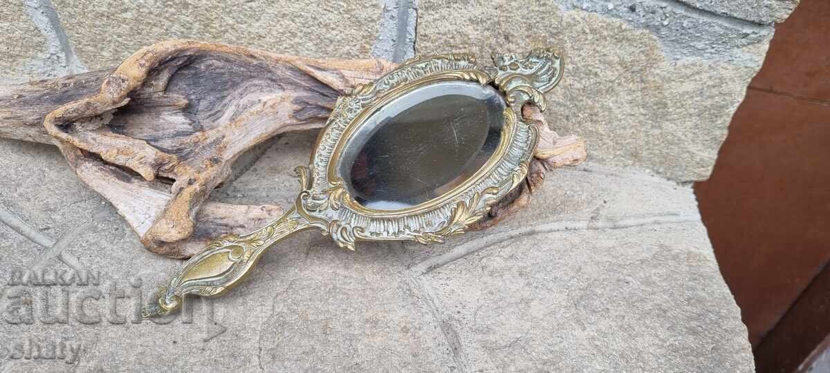 Old bronze mirror