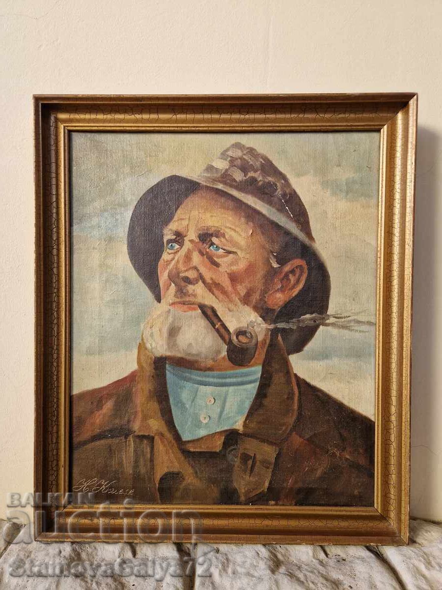 Υπέροχη αντίκα πρωτότυπη ζωγραφική με λάδι σε καμβά με τιμή 247.00 BGN | € 126.29 Υπέροχη αντίκα πρωτότυπη ζωγραφική με λάδι σε καμβά με τιμή 247.00 BGN | € 126.29