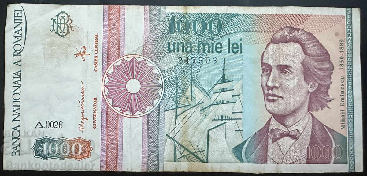 România 1000 Lei 1991 Pick 99b Ref 7903 România 1000 Lei 1991 Pick 99b Ref 7903