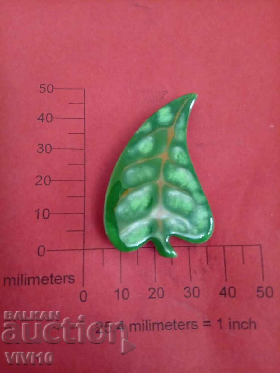 Antique Enamel Brooch