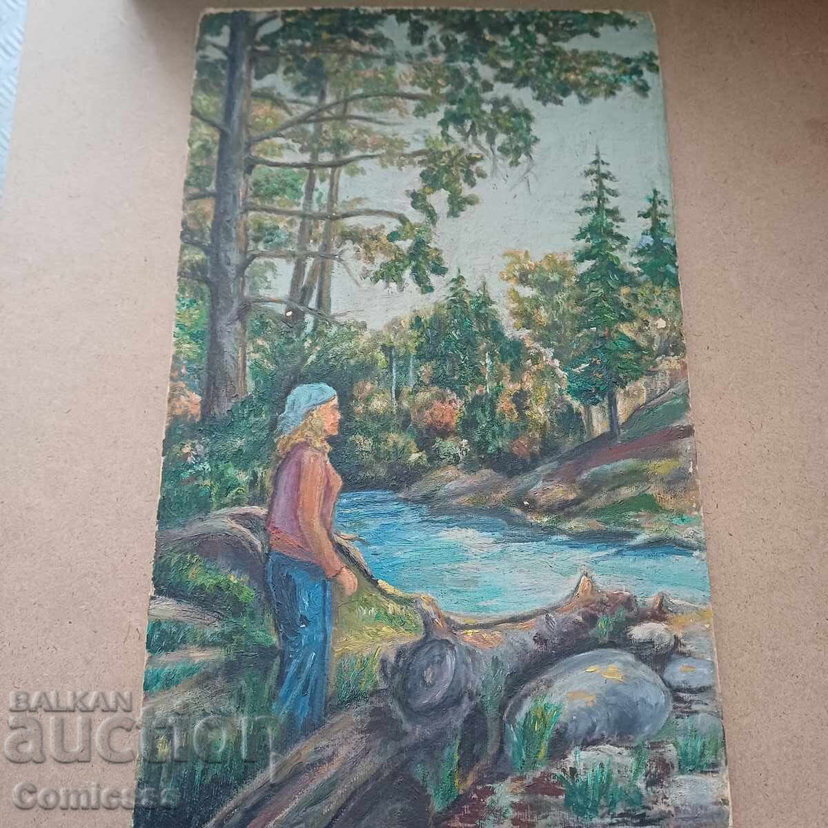 Painting and Table Painting and Table