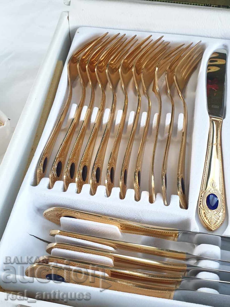 Set de ustensile placate cu aur - 5