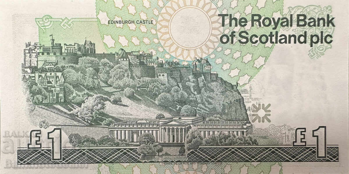 Scotland Royal Bank 1 Pound 2000 Pick 325b Ref 1371 Unc с цена 15.00 лв. | € 7.67