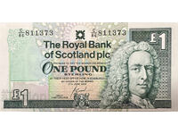 Banca Regală a Scoției 1 Liră 2000 Pick 325b Ref 1371 Unc