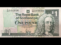 Scotland Royal Bank 1 Pound 2000 Pick 325b Reference 4806 Uncirculated