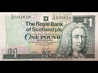 Bancă Regală a Scoției 1 Liră 2000 Pick 325b Ref 4810 Unc
