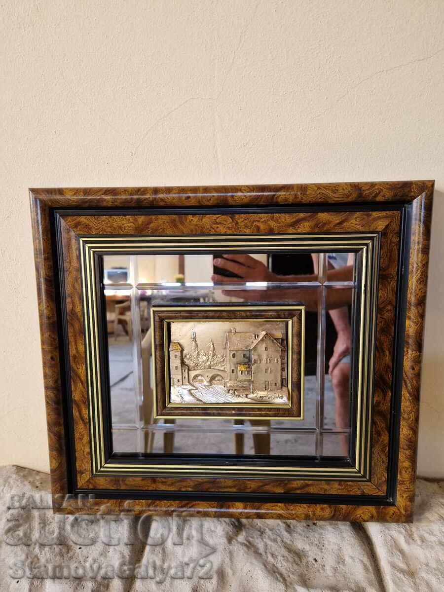 Прекрасна антикварна италианска сребърна картина - 5 Прекрасна антикварна италианска сребърна картина - 5