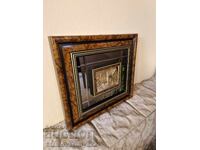 Beautiful antique Italian silver picture