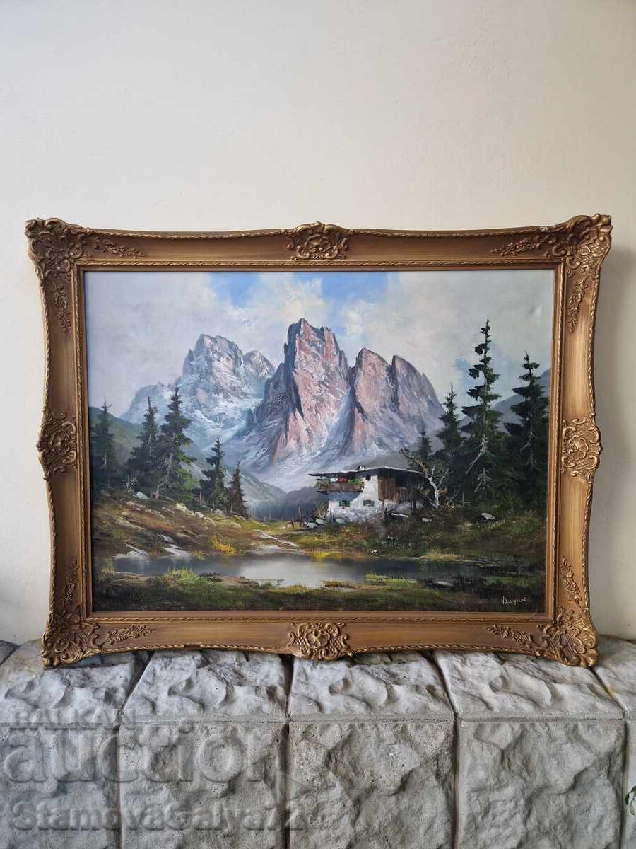 Superior Antique Dutch Painting Oil on Canvas Superior Antique Dutch Painting Oil on Canvas