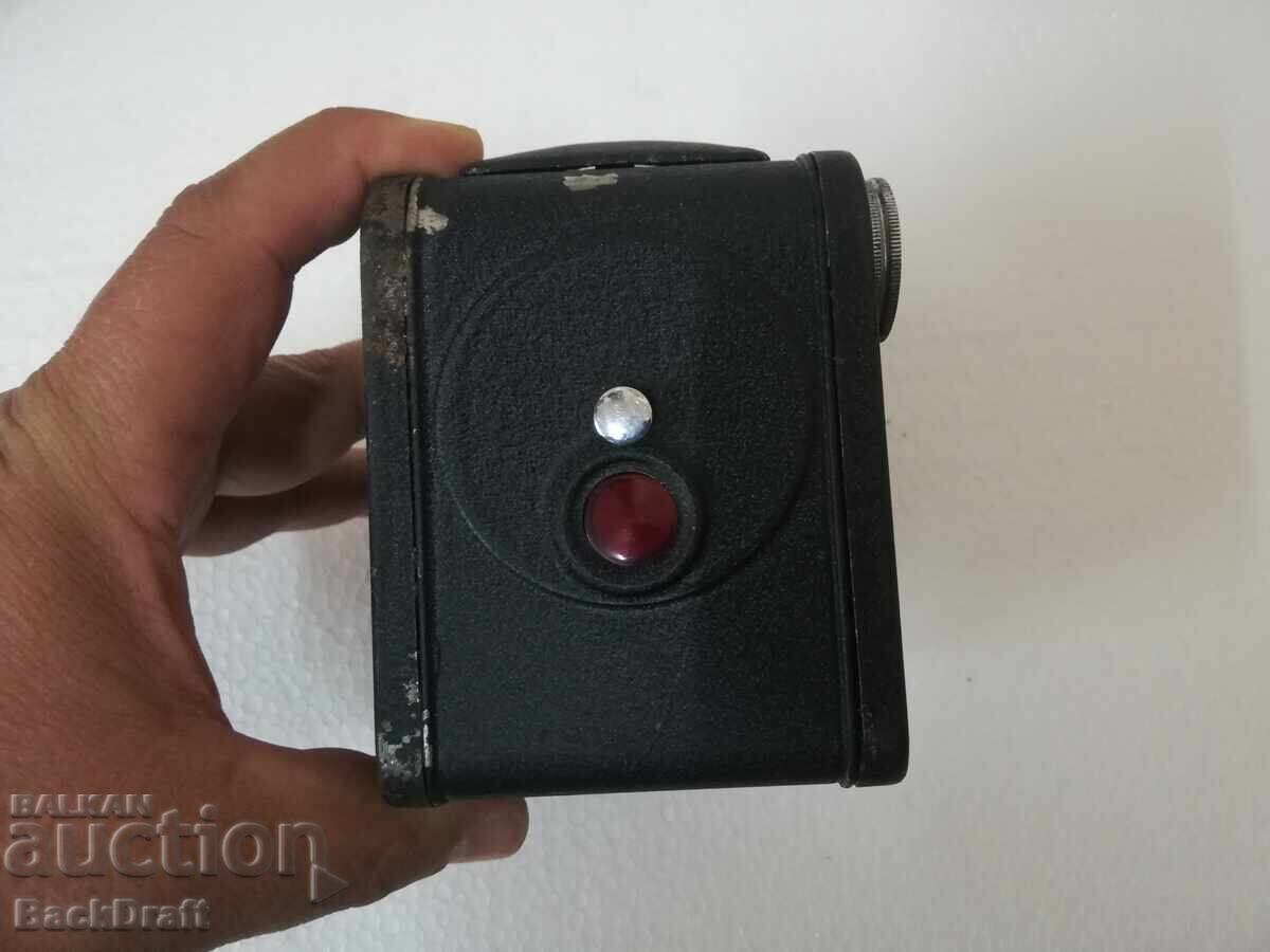 Παράδοση Παλιό φωτογραφική μηχανή box camera Ensign Ful-Vue England 1940s Παράδοση Παλιό φωτογραφική μηχανή box camera Ensign Ful-Vue England 1940s