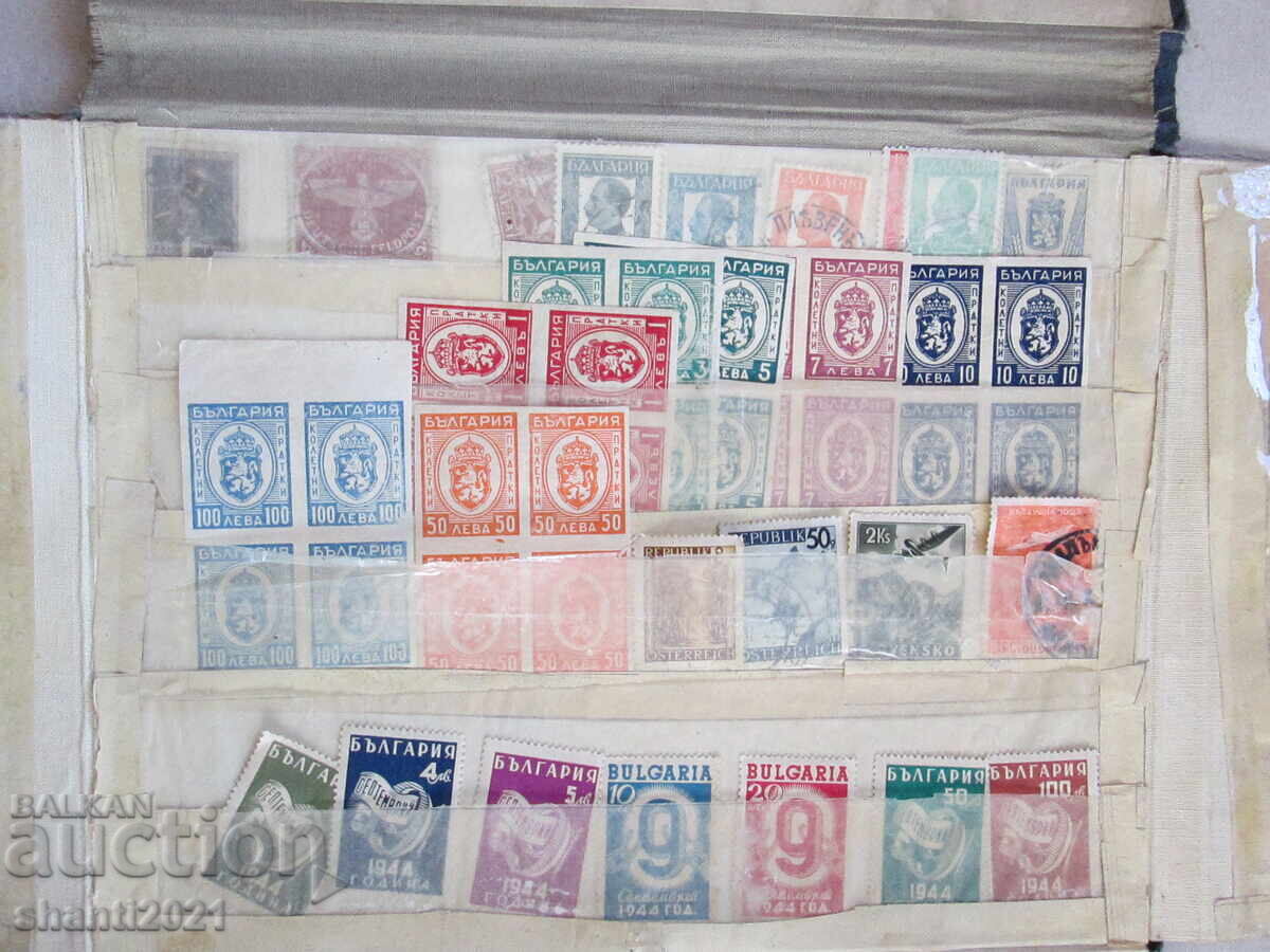 Δημοπρασία Παλιό άλμπουμ με γραμματόσημα - Βασίλειο της Βουλγαρίας και άλλες χώρες