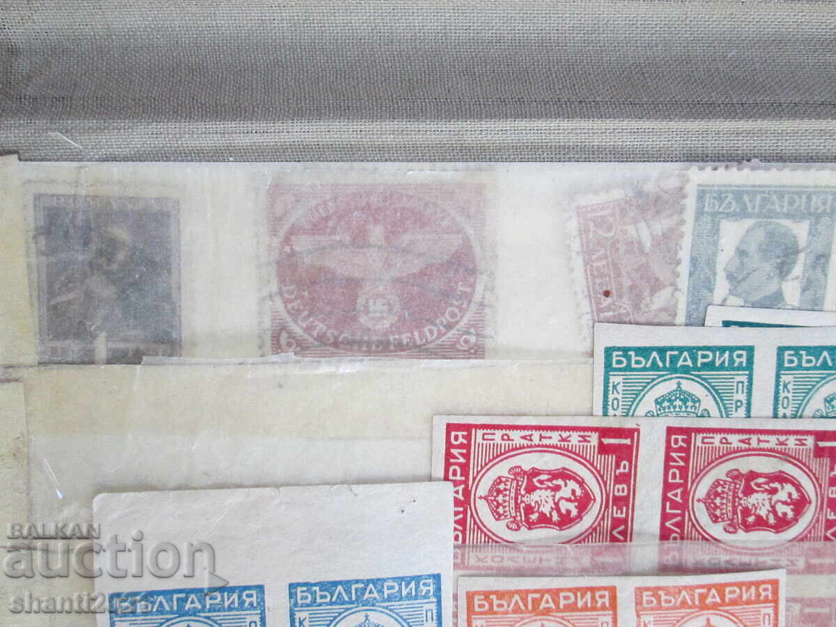 Παράδοση Παλιό άλμπουμ με γραμματόσημα - Βασίλειο της Βουλγαρίας και άλλες χώρες