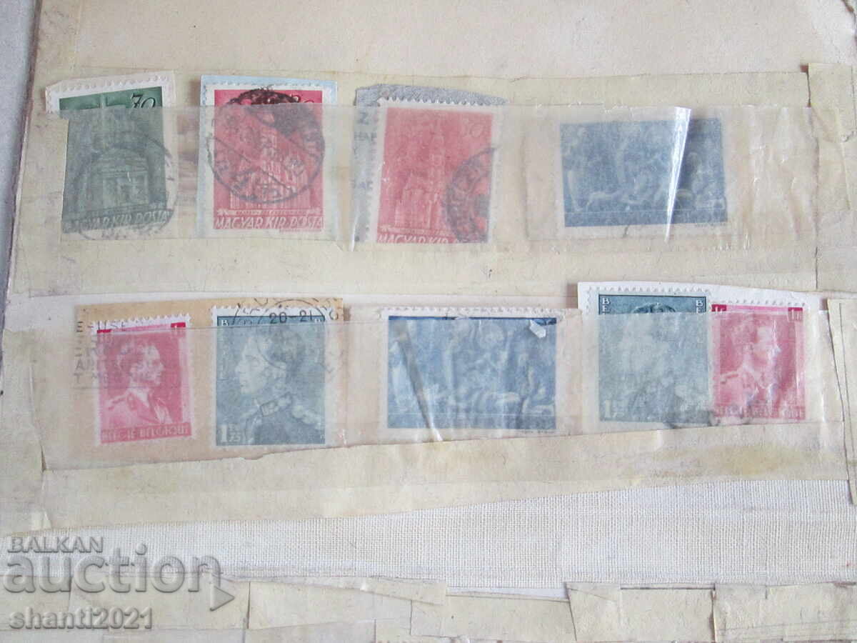 Παλιό άλμπουμ με γραμματόσημα - Βασίλειο της Βουλγαρίας και άλλες χώρες - 5