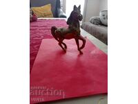 Старинна фигура на кон,материал бронз