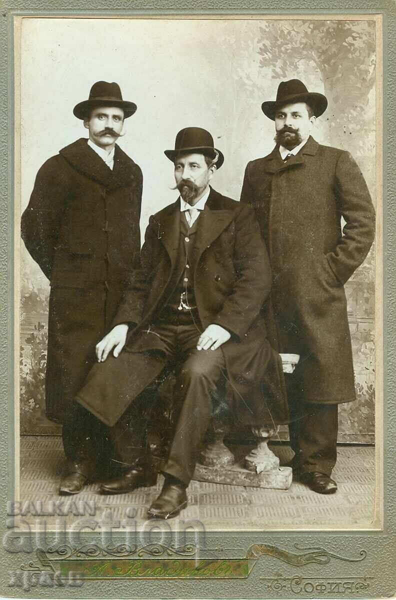 OLD PHOTOGRAPH - CARDBOARD - A. VLADIKOV – SOFIA - 0309