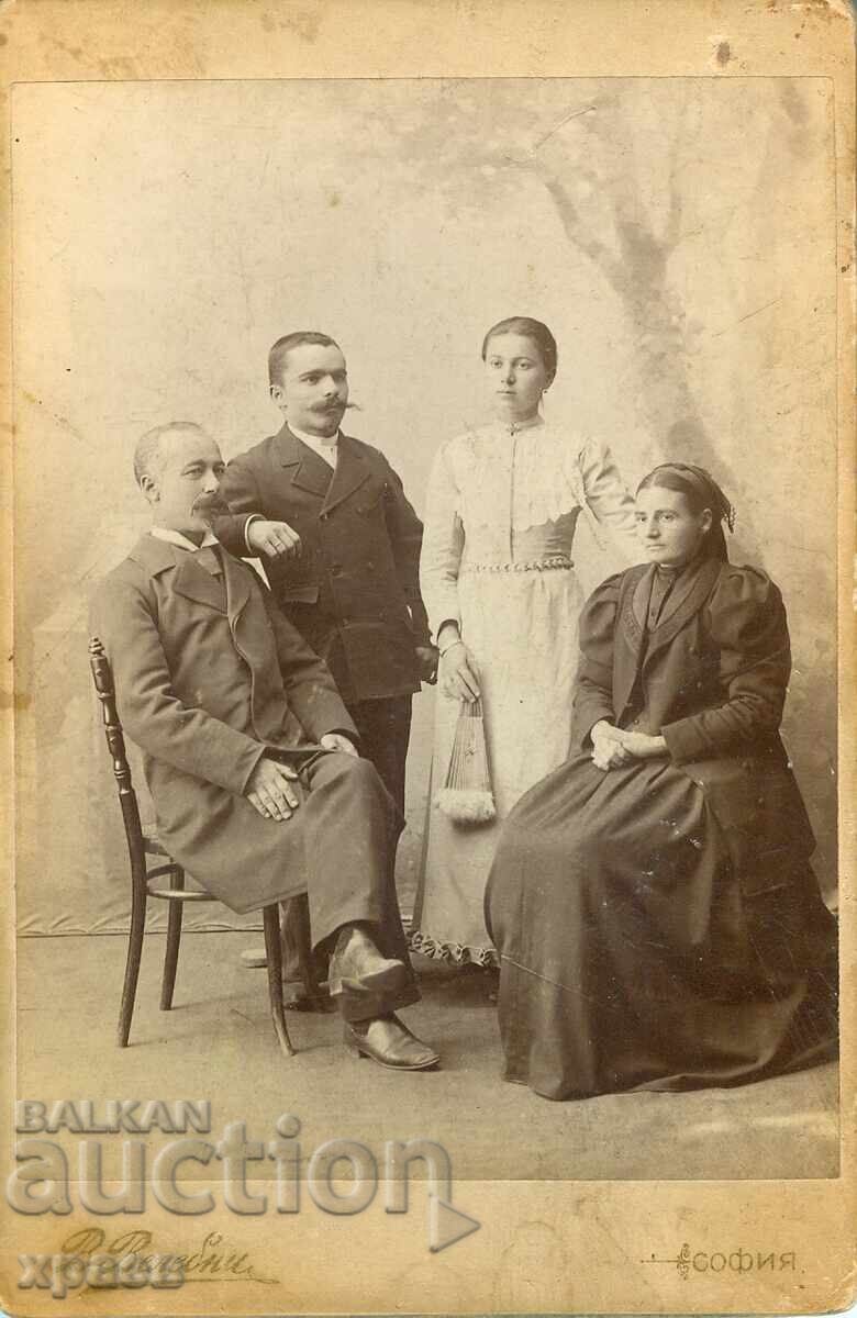 FOTOGRAFIE VECHE - CARTON - V. VALEBENI - SOFIA - 0470