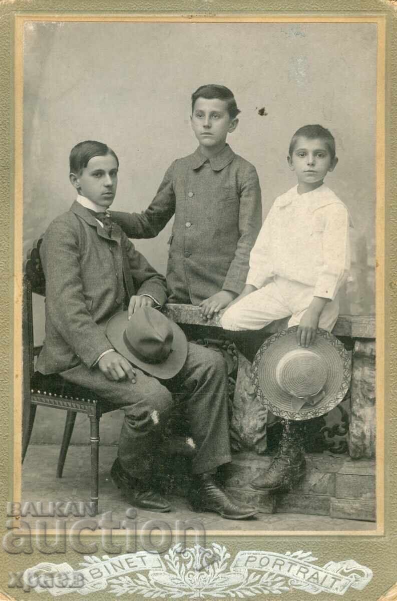 FOTOGRAFIE VECHE - CARTON - MARKOV, CERKEZOV - SOFIA - 0494