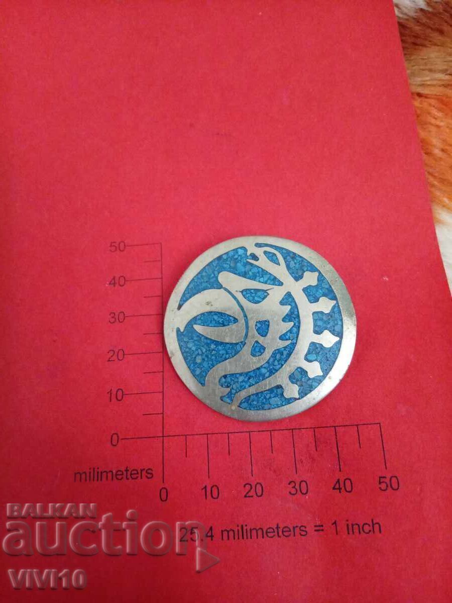 Αντίκα καρφίτσα σμάλτου Αντίκα καρφίτσα σμάλτου