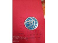 Старинна брошка емаил