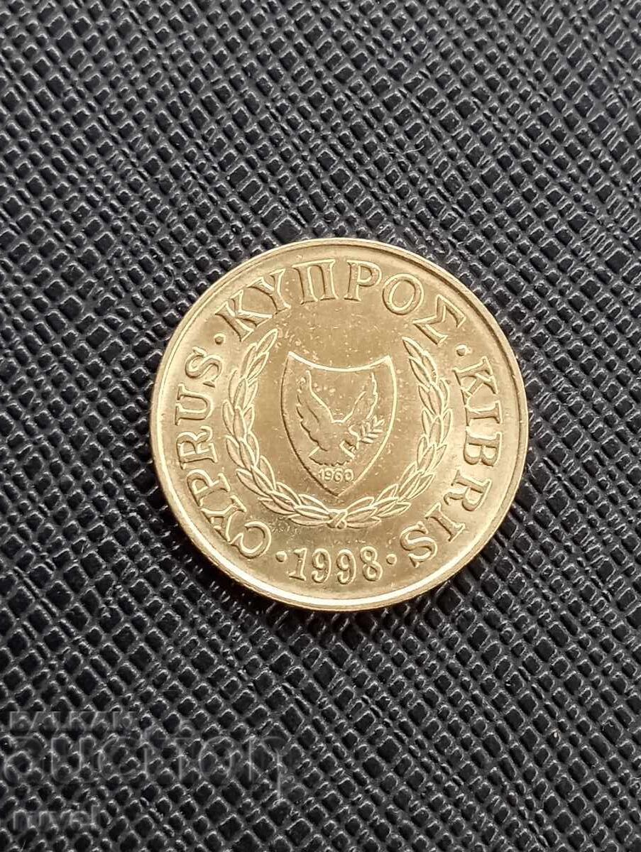 Κύπρος 5 σεντ, 1998 με τιμή € 0.45 | 0.88 BGN Κύπρος 5 σεντ, 1998 με τιμή € 0.45 | 0.88 BGN