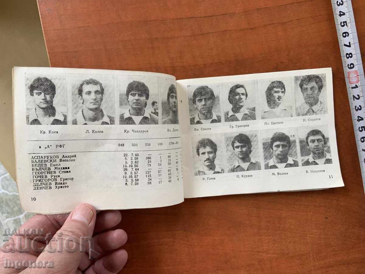 Δημοπρασία ΠΡΟΓΡΑΜΜΑ ΦΟΥΤΜΠΟΛ ΕΣΕΝ 1983 - ΛΕΦΣΚΙ ΣΠΑΡΤΑΚ