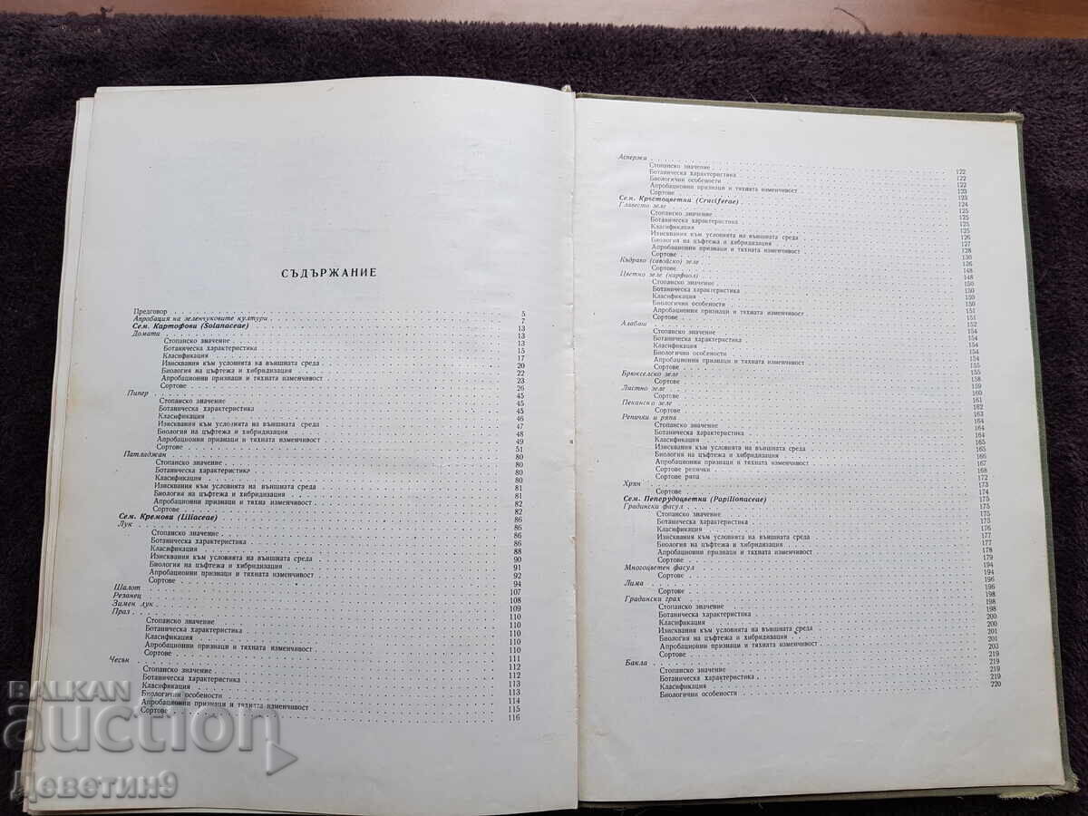 Trial of vegetable crops 1966 - 6