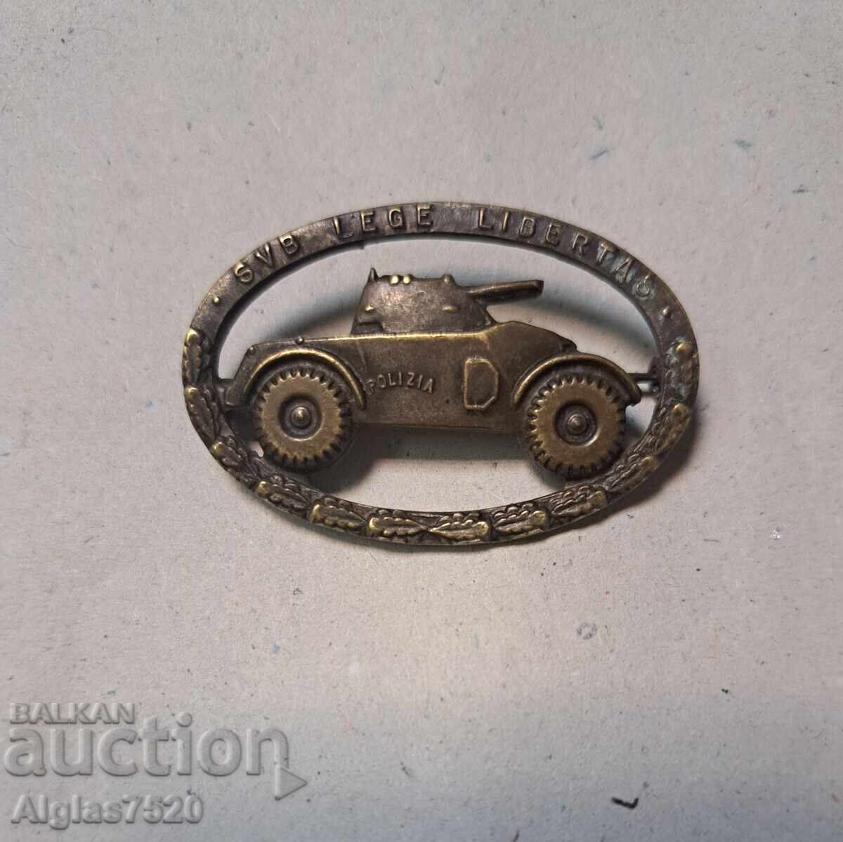 Аукцион Оригинална полицейска значка на италианските карабинери