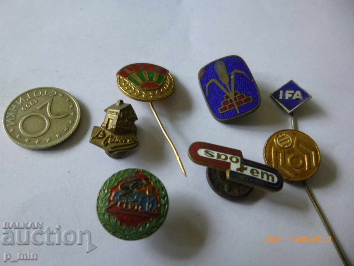 7 bucăți insigne piept