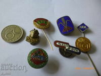 7 bucăți insigne piept