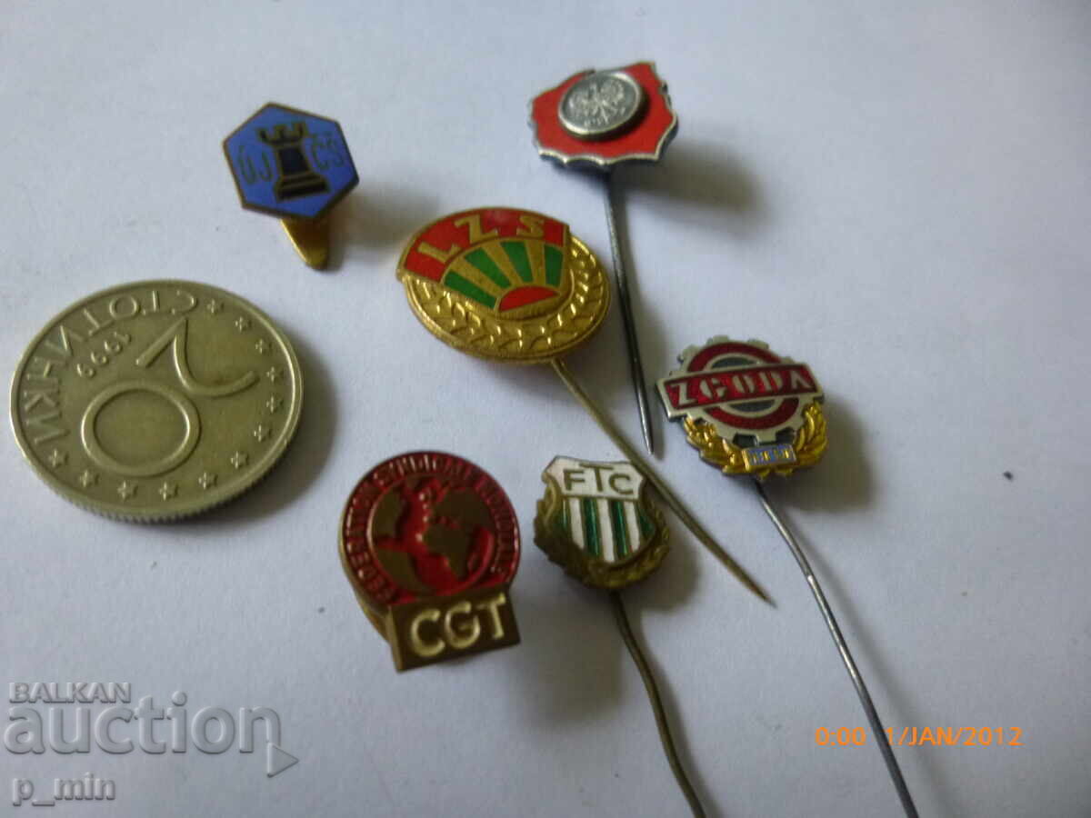 Auction  6 chest badges