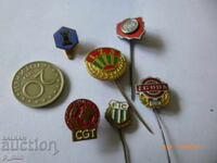6 бр. нагръдни знаци