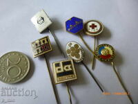 7 bucăți insigne piept