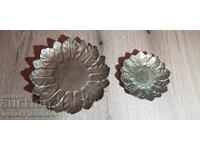 Δίσκοι πιάτων μπρούτζινοι για γνώστες, δύο τεμάχια