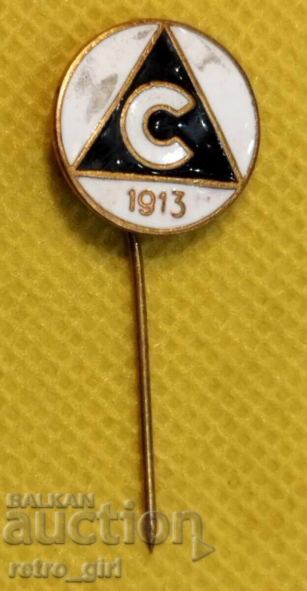 Παλαιό ποδοσφαιρικό σήμα, σήμα "Σλάβια" Παλαιό ποδοσφαιρικό σήμα, σήμα "Σλάβια"