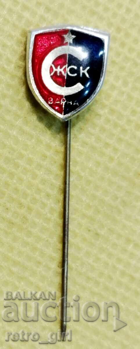 Old football badge, sign "Spartak Varna" Old football badge, sign "Spartak Varna"