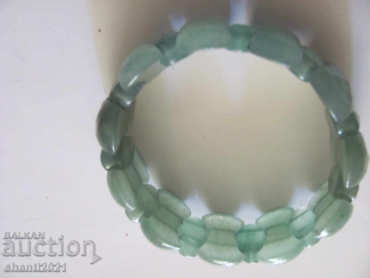 Women's bracelet, natural stone - aventurine