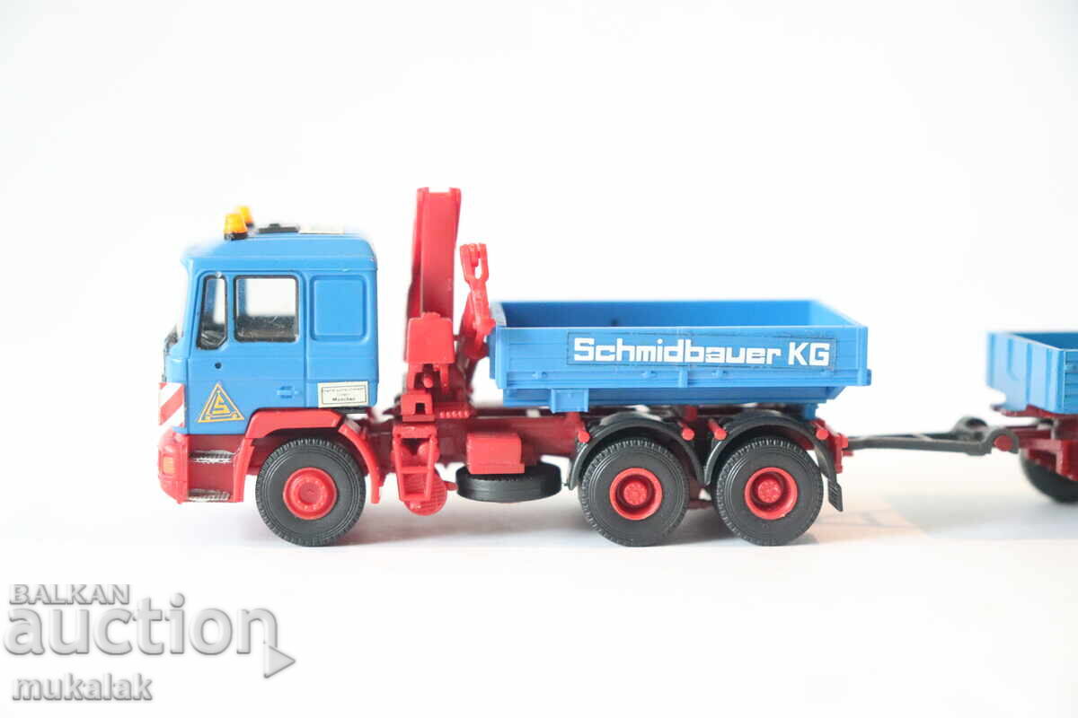 HERPA? WIKING? H0 1/87  MAN  ВЛЕКАЧ  КАМИОН МОДЕЛ КОЛИЧКА с цена 30.00 лв. | € 15.34