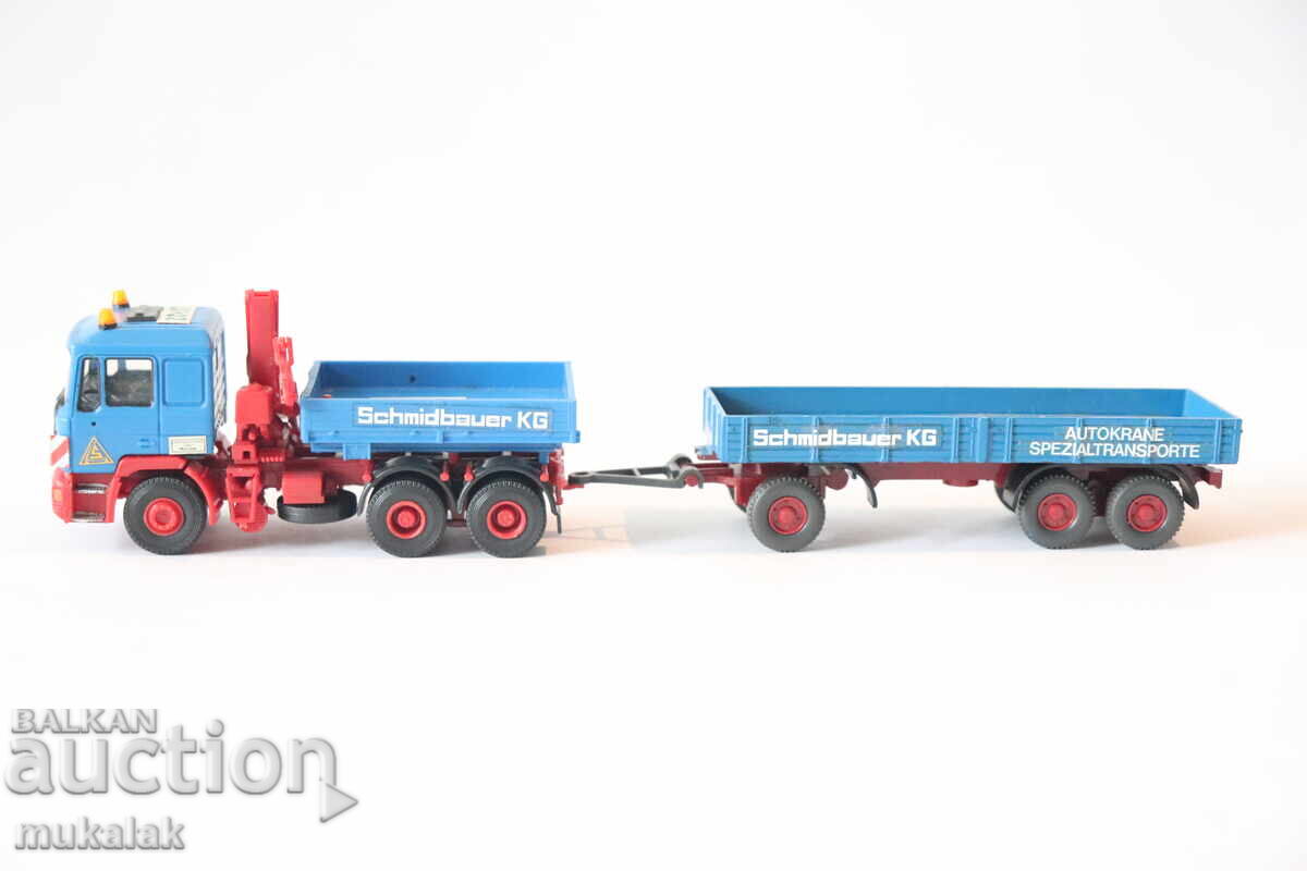 HERPA? WIKING? H0 1/87  MAN  ВЛЕКАЧ  КАМИОН МОДЕЛ КОЛИЧКА