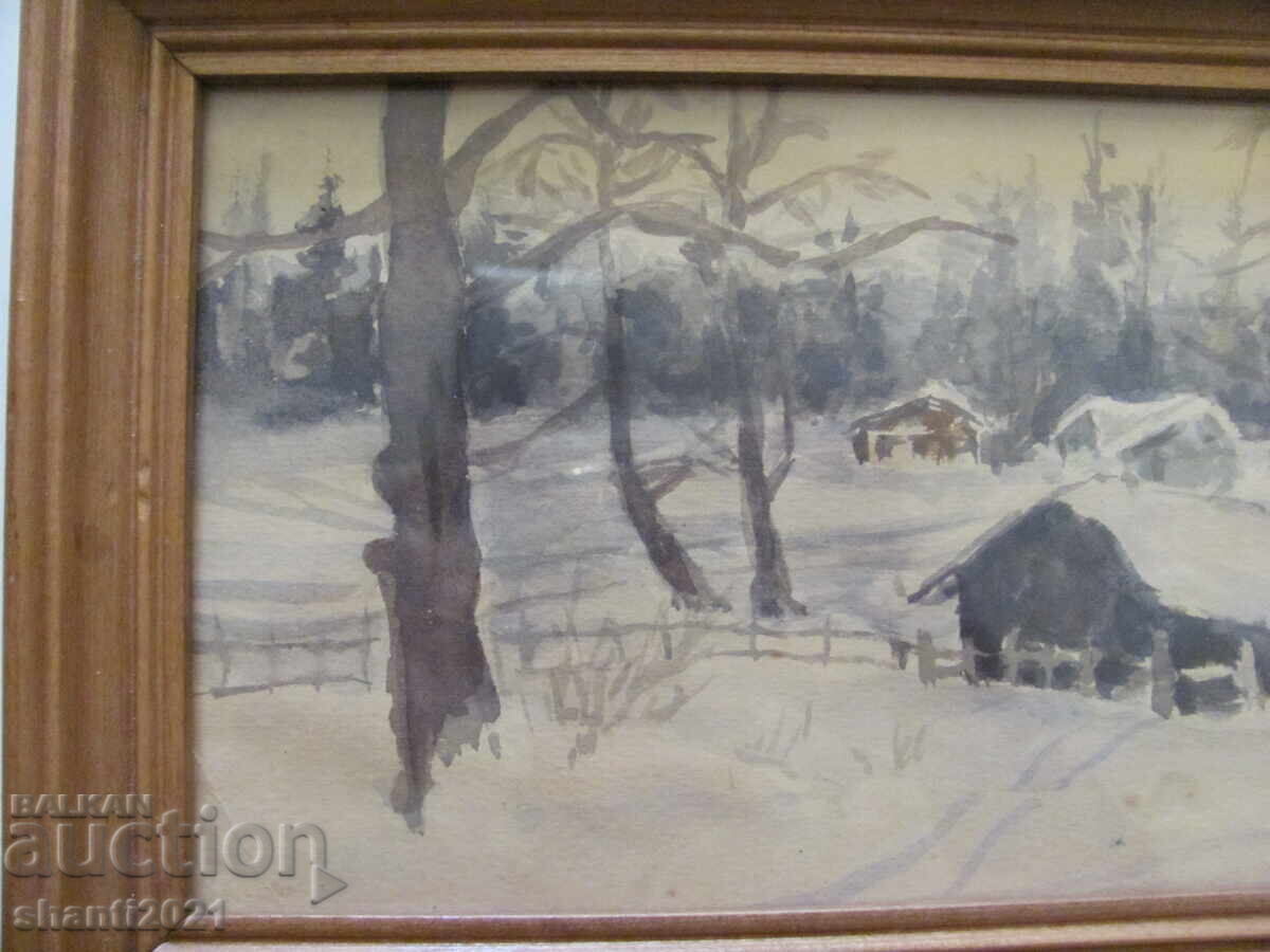 Παράδοση Αυθεντικός πίνακας, ακουαρέλα, ξύλινο πλαίσιο με τζάμι Παράδοση Αυθεντικός πίνακας, ακουαρέλα, ξύλινο πλαίσιο με τζάμι