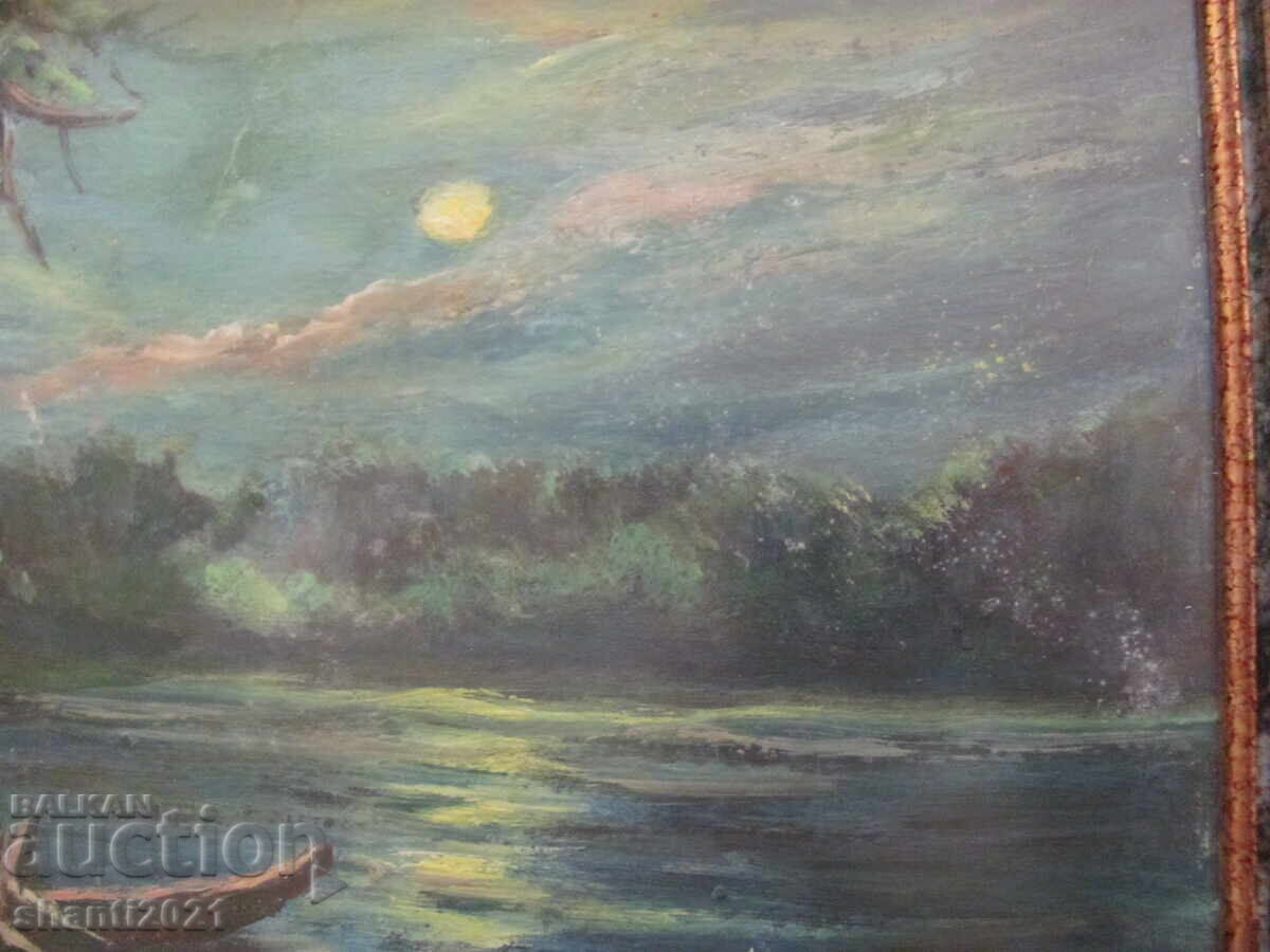 Αυθεντικός πίνακας, λάδι, χαρτόνι, 40x30εκ - 5