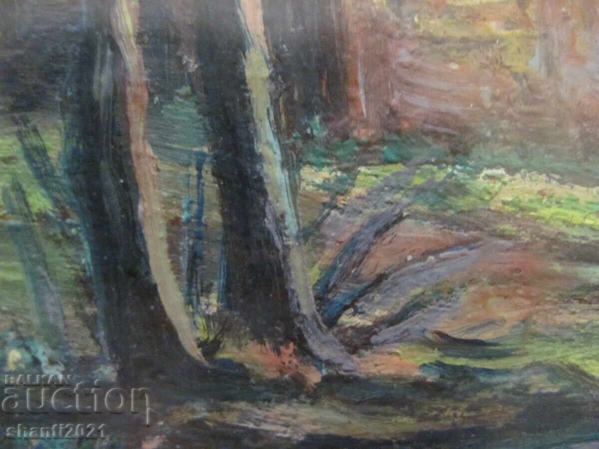 Αυθεντικός πίνακας, λάδι, χαρτόνι, 40x30εκ - 6