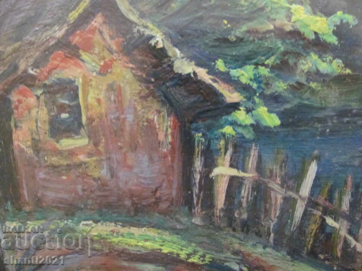 Αυθεντικός πίνακας, λάδι, χαρτόνι, 40x30εκ - 7