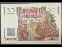 Γαλλία 50 φράγκα 1949 Pick 127b Αναφ. 8975